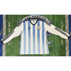 Argentina 2016/17 Home Jersey Men's 2XL Blue White 2016 Football Adidas 192